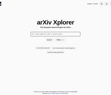 arXiv Xplorer